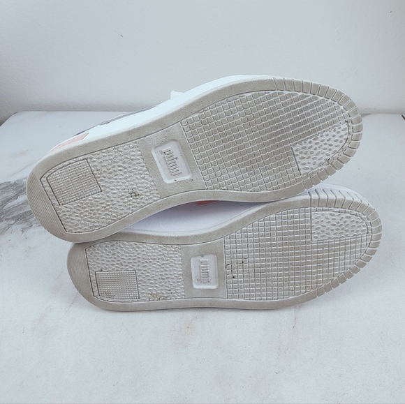 EUC Puma Women's Carina Street Platform Sneakers Tennis Shoes, Pink White, 4.5 - Picture 7 of 8